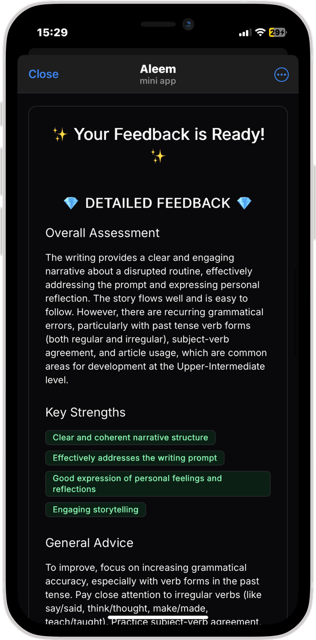 Practice & Get Feedback
